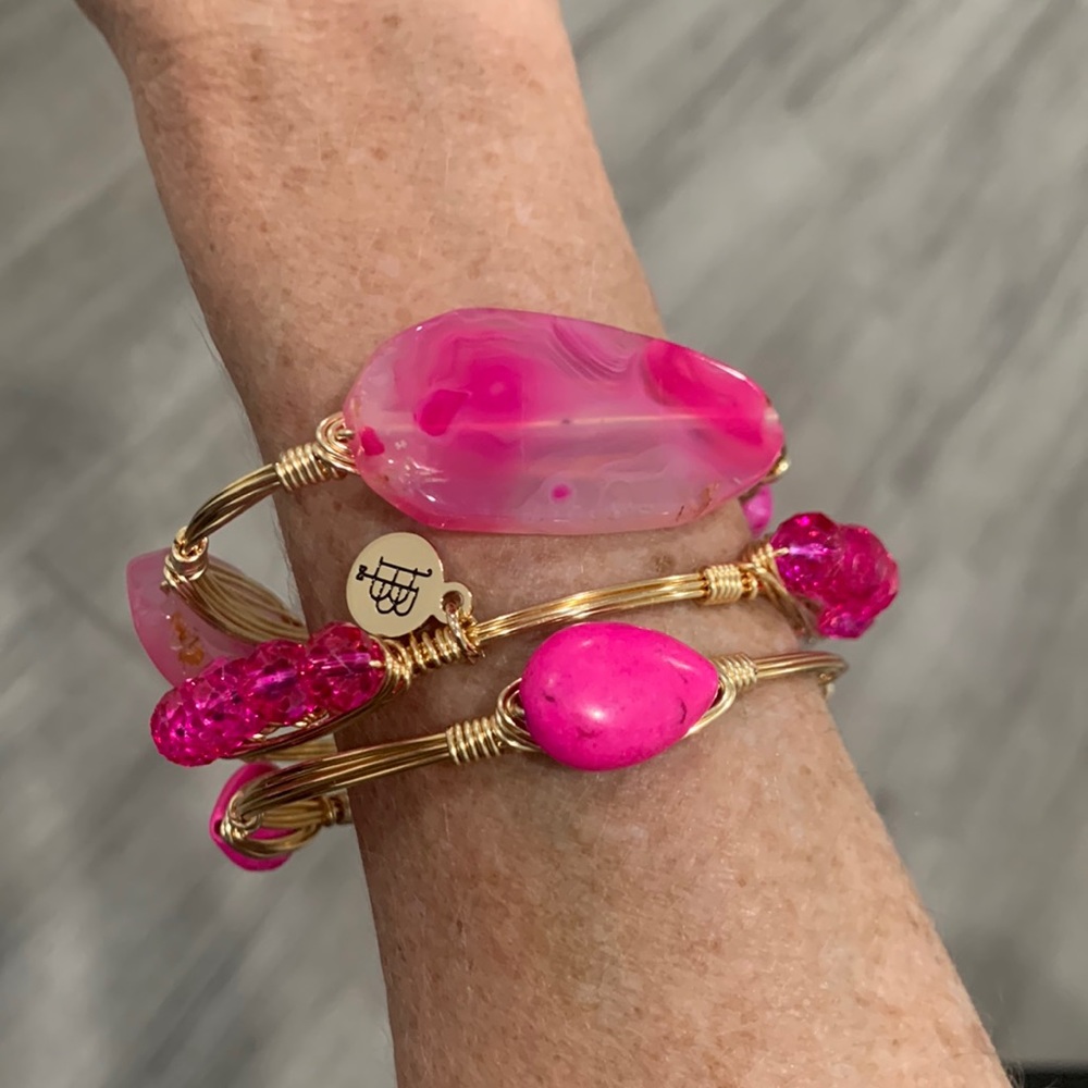 NWOT BOURBON AND BOWETIES BANGLES